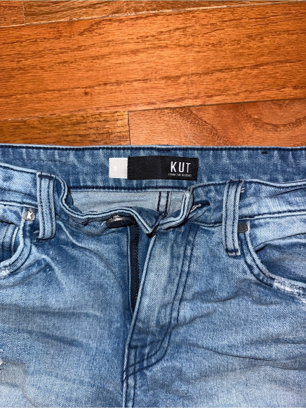 Kut from the Kloth Light Blue Denim Jean Shorts